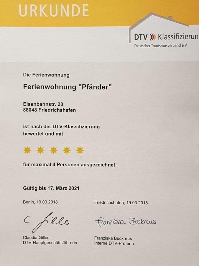 Ferienwohnung Pfaender FDH Exteriér fotografie